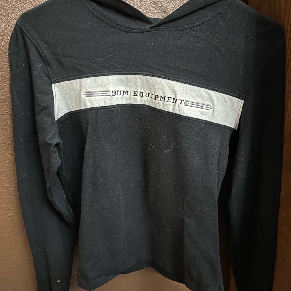 Bum Equipment Women's Black Long Sleeve Tee